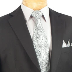 Nola Collection - Regular Fit 2 Piece In Black 6 Nola Collection - Regular Fit 2 Piece In Black -Outlet Suit Refined Store 01 VIN 2C900 2 BLACK 15 3