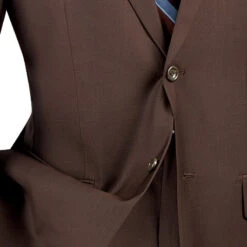 Nola Collection - Regular Fit 2 Piece In Brown 5 Nola Collection - Regular Fit 2 Piece In Brown -Outlet Suit Refined Store 01 VIN 2C900 2 BROWN 15 4