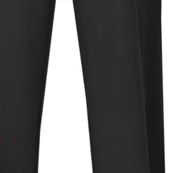 Men's Dress Pants Flat Front Design In Black -Outlet Suit Refined Store 01 VIN FF RS BLACK 15 4