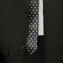 Slim Fit Men's Suit 2 Piece 2 Button In Black -Outlet Suit Refined Store 01 VIN SC900 12 BLACK 15 4