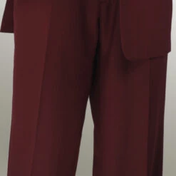 Monte Carlo Collection - Regular Fit 2 Piece 2 Button Textured Weave Burgundy 5 Monte Carlo Collection - Regular Fit 2 Piece 2 Button Textured Weave Burgundy -Outlet Suit Refined Store 01 VINY 2LK 1 BURGUNDY 4
