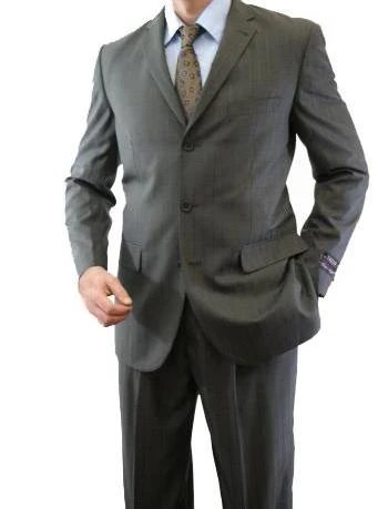 Regular Fit Suit Tone On Tone Stripe Design In Gray 2 Piece 1 Regular Fit Suit Tone On Tone Stripe Design In Gray 2 Piece