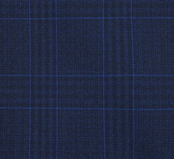 Regular Fit 2 Piece Suit Blue Check 10 Regular Fit 2 Piece Suit Blue Check - Image 10