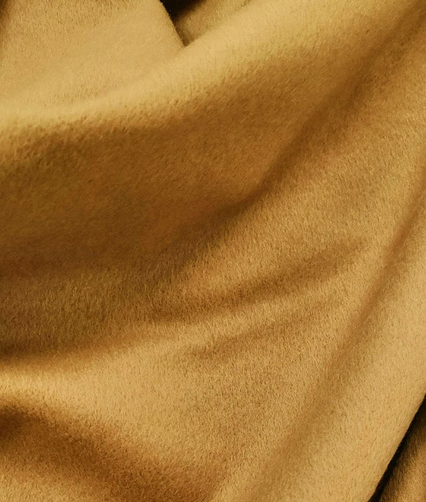 Milan Collection - Wool And Cashmere Regular Fit Dress Top Coat 48" Long In Camel 2 Milan Collection - Wool And Cashmere Regular Fit Dress Top Coat 48" Long In Camel - Image 2