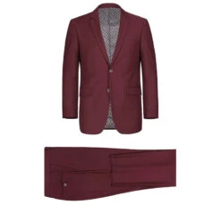 Vanderbilt Collection - Classic 2 Piece Suit 2 Buttons Regular Fit In Burgundy 17 Vanderbilt Collection - Classic 2 Piece Suit 2 Buttons Regular Fit In Burgundy -Outlet Suit Refined Store 1 2592x c22e6073 a5af 4ec8 bb91 836f5d4cd3d5