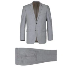 Bevagna Collection - Light Gray 100% Virgin Wool Regular Fit Pick Stitched 2 Piece Suit 15 Bevagna Collection - Light Gray 100% Virgin Wool Regular Fit Pick Stitched 2 Piece Suit -Outlet Suit Refined Store 1 2592x e7e0b168 a426 4412 9297 4c2e975caf8f