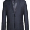 Wool Blend Regular Fit Suit 2 Piece Suit 2 Button In Navy