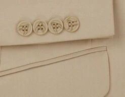 Vanderbilt Collection - Classic 2 Piece Suit 2 Buttons Regular Fit In Beige -Outlet Suit Refined Store 201 3 detail2