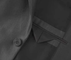 Black Slim Fit Sharkskin Italian Styled 2 Piece Suit -Outlet Suit Refined Store 207 1 4 455581dc 1649 4fba 826c dba6e06fc2cc