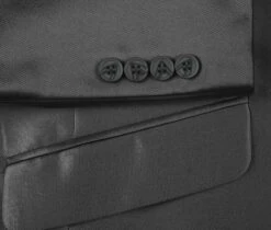 Black Slim Fit Sharkskin Italian Styled 2 Piece Suit -Outlet Suit Refined Store 207 1 5 4a777326 f112 43ed 99ad 63c64cd1871c