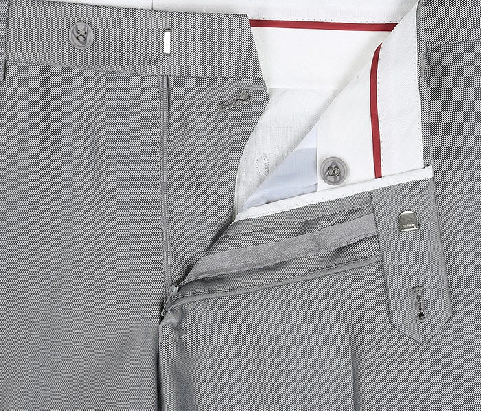 Gray Regular Fit Sharkskin Italian Styled 2 Piece Suit 6 Gray Regular Fit Sharkskin Italian Styled 2 Piece Suit - Image 6