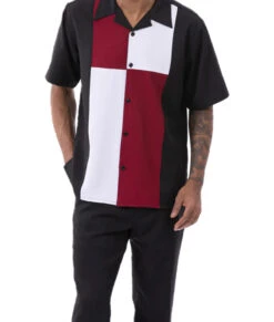 Burgundy Color Block Walking Suit 2 Piece Short Sleeve Set 5 Burgundy Color Block Walking Suit 2 Piece Short Sleeve Set -Outlet Suit Refined Store 2301burgundy 10 1080x ce5b6d7a c683 401b a094 8ba43ccceaaa