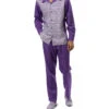 Blackberry Weave Printed 2 Piece Long Sleeve Walking Suit Set