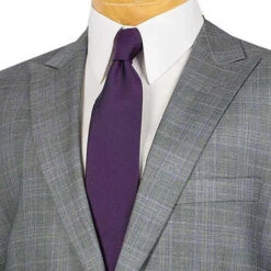 Pompey Collection - Men's Glen Plaid Dress Suit 2 Piece Regular Fit In Gray -Outlet Suit Refined Store 2RW 1 GRAY 3 c0a79b3f bc16 4b4c 8f89 6612d3904c91