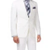 Regular Fit Suit 2 Button 2 Piece In White