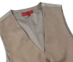 Vanderbilt Collection- Classic Dress Vest 5 Buttons Regular Fit In Taupe -Outlet Suit Refined Store 2 2592x 593ee381 4d97 4126 91b8 91742cb7b6d3