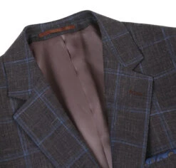 Regular Fit Wool & Linen Brown Plaid Blazer 7 Regular Fit Wool & Linen Brown Plaid Blazer -Outlet Suit Refined Store 2 2592x a284add2 024e 4eb4 bd7c 2065e7fe594f