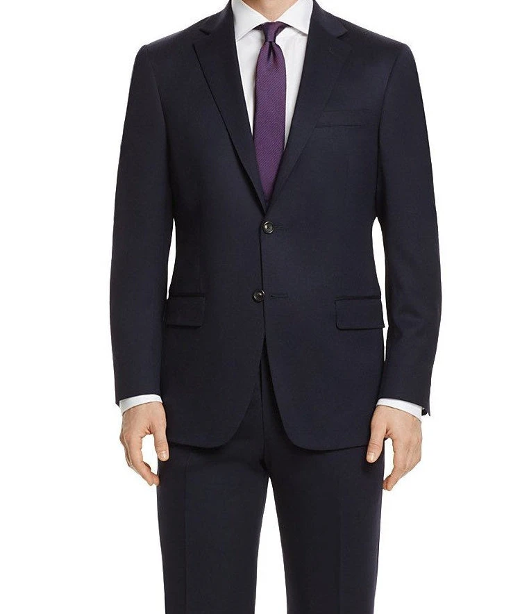 Regular Fit Suit 2 Button 2 Piece In Navy 1 Regular Fit Suit 2 Button 2 Piece In Navy