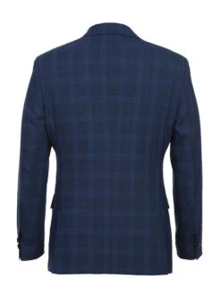 English Laundry 2-Piece Blue Plaid Wool Blend Slim Fit Dress Suit -Outlet Suit Refined Store 3 2592x c99e1303 c377 4845 8803 baf12b112106