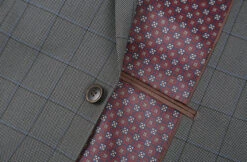 Trevi Collection - 2 Piece Suit 2 Buttons Windowpane Regular Fit In Gray -Outlet Suit Refined Store 4Z8A1043s 34fb52f0 d354 4cef ba8f 1ed316683ace