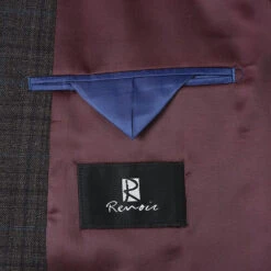 Wool Blend Regular Fit Checked Blazer In Brown -Outlet Suit Refined Store 4Z8A2056 1944x cbcac334 b9cf 4d19 a4c0 e189e52cef43