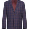 Slim Fit Blazer Glen Plaid In Blue