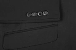 Performance Stretch Suit 2 Piece Slim Fit In Black -Outlet Suit Refined Store 4Z8A9308s