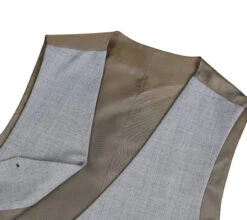 Bevagna Collection - Wool Suit Dress Vest 5 Buttons Regular Fit In Light Gray -Outlet Suit Refined Store 4 1944x 2b1cc013 7967 476b ae0a e55b4cfcecc4