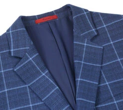 Classic Regular Fit Blazer Windowpane Pattern In Blue -Outlet Suit Refined Store 4 2592x 266c798f 87ef 4fd2 a347 4b08f7f5ca54