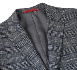 Classic Regular Fit Blazer Windowpane Pattern In Gray -Outlet Suit Refined Store 4 2592x 6c2b5c21 00af 4532 b1fe cb65053123a5