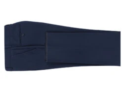 (40" Waist) 100% Wool Dress Pants Regular Leg Un-Hemmed Bottoms In Navy -Outlet Suit Refined Store 4s c0158fd2 53b5 425f 8237 637f031746c6