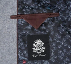 English Laundry Light Gray Fall/Winter Essential Slim Fit Overcoat Wool Blend -Outlet Suit Refined Store 53 01 092 5