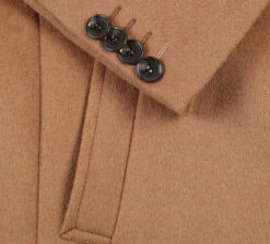 English Laundry Camel Fall/Winter Essential Slim Fit Overcoat Wool Blend -Outlet Suit Refined Store 53 01 600 6