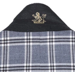 English Laundry Slim Fit Dimgray With White Check Suit -Outlet Suit Refined Store 72 60 001 5