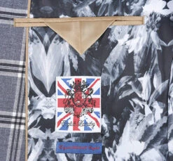 English Laundry Slim Fit Dimgray With White Check Suit -Outlet Suit Refined Store 72 60 001 6