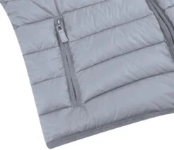 Gray Regular Classic Fit Goose Down Vest -Outlet Suit Refined Store 831 2 4