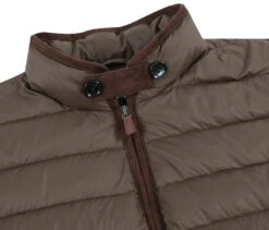 Brown Regular Classic Fit Goose Down Vest -Outlet Suit Refined Store 831 3 3