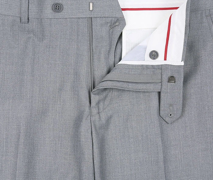 Vanderbilt Collection- Classic 2 Piece Suit 2 Buttons Regular Fit In Gray 7 Vanderbilt Collection- Classic 2 Piece Suit 2 Buttons Regular Fit In Gray - Image 7