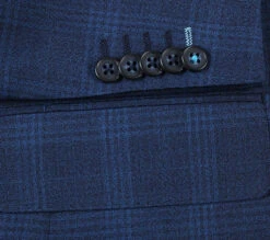 English Laundry 2-Piece Blue Plaid Wool Blend Slim Fit Dress Suit -Outlet Suit Refined Store 9 2592x 9d469644 c3ca 478e 88f6 70cb5652220b