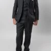 Classic Boy Suit 5 Piece Set Gray