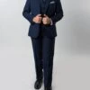 Classic Boy Suit 5 Piece Set Navy