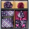 Fuschia Men's Accessory Collection Box 6 Piece Set
