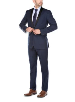 (38L) Blue 2 Piece Tuxedo Shawl Lapel Slim Fit -Outlet Suit Refined Store C00A6295s 4170418a a6c6 412a b90c ac85b9d81ce5