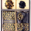 Gold And Black Men's Accessory Collection Box 6 Piece Set