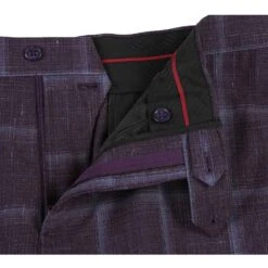 English Laundry 2-Piece Purple Window Pane Check Suit Wool Blend -Outlet Suit Refined Store EL72 62 900 4
