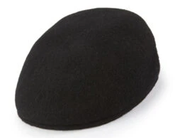 Wool Felt Ivy Cap In Black