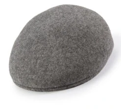 Wool Felt Ivy Cap In Gray