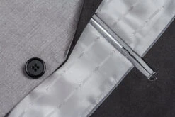 Gray 2 Piece Tuxedo Shawl Lapel Slim Fit -Outlet Suit Refined Store IMG 5705s