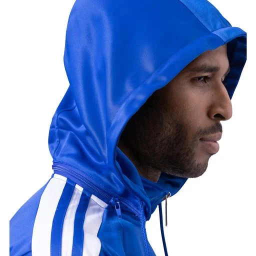 Men's Track Suit With Detachable Hood In Royal Blue 3 Men's Track Suit With Detachable Hood In Royal Blue - Image 3