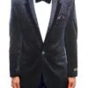 Empire Collection - Vintage Pattern Blazer Regular Fit Navy